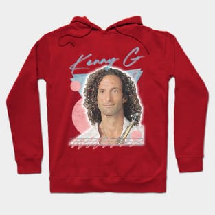 Kenny G / Retro Faded-Style Aesthetic Fan Art Design Hoodie